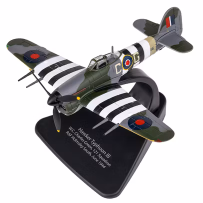 Macheta Hawker Typhoon Mk I RAF 121 Squadron 1:72 - Oxford Diecast