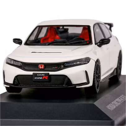 Macheta Honda Civic Type R 2022 alb 1:43 Solido - vedere frontala