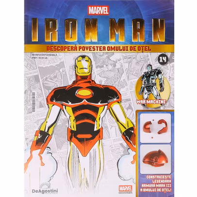 Macheta Iron Man Mark III Nr 14 DeAgostini armura umar drept
