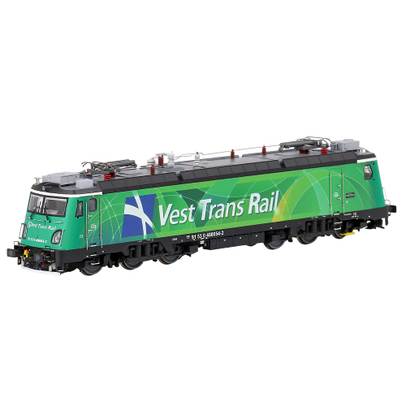 Macheta Locomotiva Electrica Transmontana Vest Trans Rail HO - AF10201 - vedere in ansamblu 3/4 stanga fata