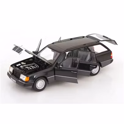 Macheta auto Mercedes-Benz T-Modell S124 1:18 Norev - vedere frontala
