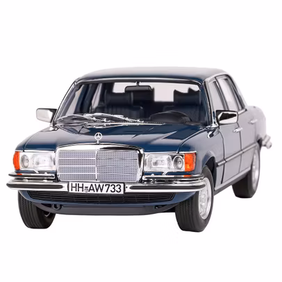 Macheta auto Mercedes-Benz 350 SEL 1979 albastru 1:18 Norev