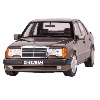 Macheta auto Mercedes-Benz 200 W115 1968 visiniu 1:18 Norev - vedere din fata