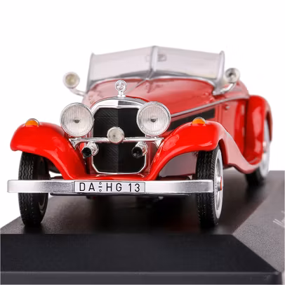 Macheta Mercedes-Benz 540K Spider Cabriolet 1936 Rosu Scara 1:43 Magazine Models - Resigilat