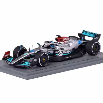 Macheta Mercedes-Benz AMG W13E 2022 #63 Russel Spark