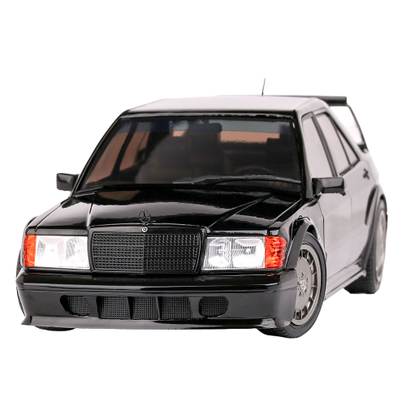 Macheta Mercedes-Benz E190 Evo II 1990 negru - 1:18 - Solido