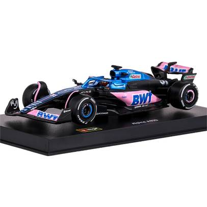 Macheta monopost Alpine A523 2023 F1 #31 Ocon cu casca pilot