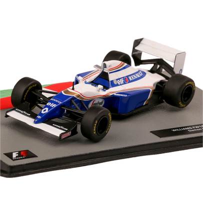 Macheta monopost F1 Williams-Renault FW16 No.0 Damon Hill 1994 albastru cu alb 1:43