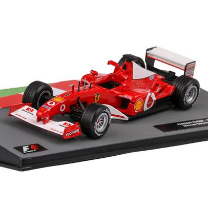 Macheta monopost Ferrari F2002 #1 F1 Michael Schumacher 2002 rosu 1:43