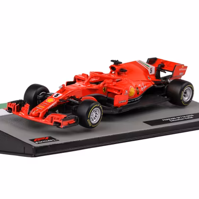 Macheta monopost Ferrari SF71H #5 F1 Sebastian Vettel 2018 rosu 1:43