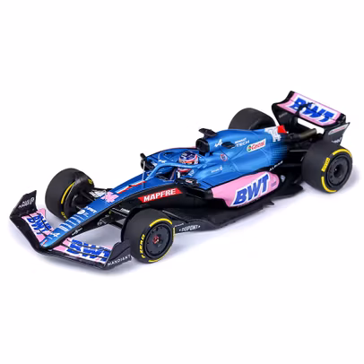 Macheta monopost Renault A522 Fernando Alonso #14 F1 Team Alpine BWT Australian GP 2022 scara 1:43 Minichamps