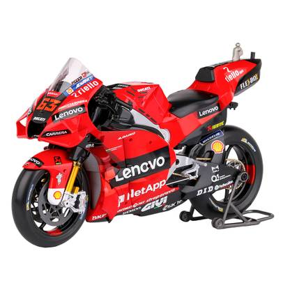 Macheta moto Ducati Desmosedici #63 Francesco Bagnaia Moto GP World Champion 2022 scara 1:6