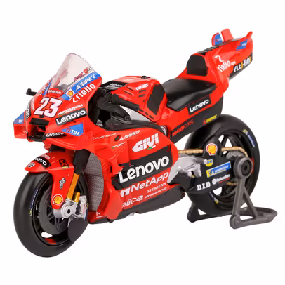 Macheta Moto Ducati Desmosedici GP24 Team Lenovo No.23 MotoGP Season 2024 Enea Bastianini 1:18 Maisto