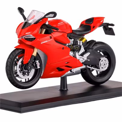 Macheta motocicleta Ducati 1199 Panigale 2011 rosu 1:12