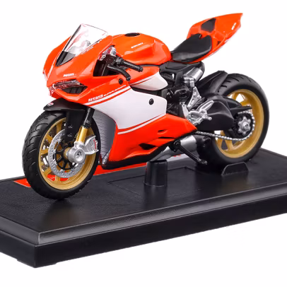 Macheta motocicleta Ducati 1199 Superleggera 2014 scara 1:18 rosu Maisto