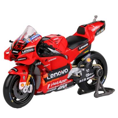 Macheta motocicleta Ducati Desmosedici GP22 #63 Francesco Bagnaia 2022 rosu 1:18