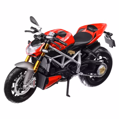 Macheta motocicleta Ducati Mod Streetfighter 2015 scara 1:12 rosu Maisto