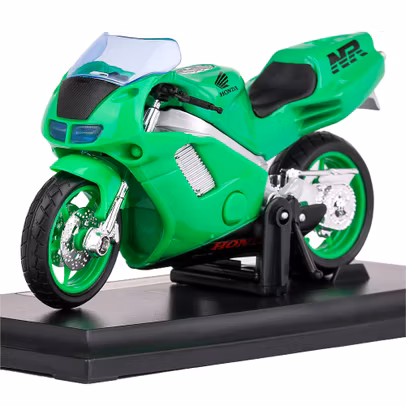 Honda NR  1992, macheta motocicleta, scara 1:18, verde, Maisto-2