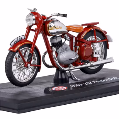 Macheta motocicleta Jawa 250 Perak 1948 scara 1-18