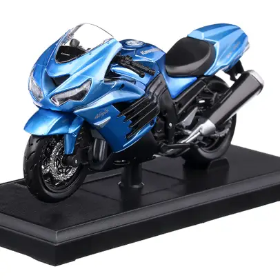 Macheta motocicleta Kawasaki Ninja ZX-14R 2012 scara 1:18