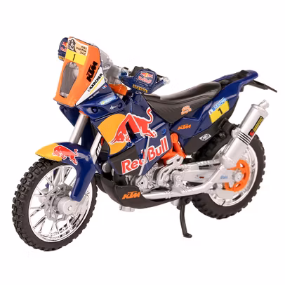 Macheta motocicleta KTM 450 Dakar Rally 2013 No.1 Cyrill Desires  portocaliu 1:18