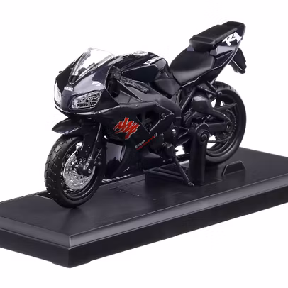 Macheta motocicleta Yamaha YZF-R1 1998 scara 1:18 albastru inchis Maisto