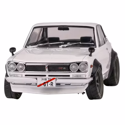 Macheta auto Nissan Skyline C10 Hakosuka 1970 alb 1:18 Solido