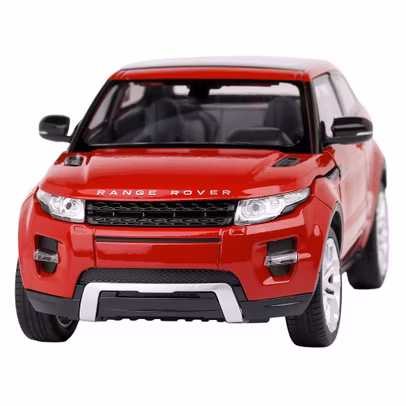 Macheta Range Rover Evoque 2011 Rosu 1:24 Welly - detaliu fata