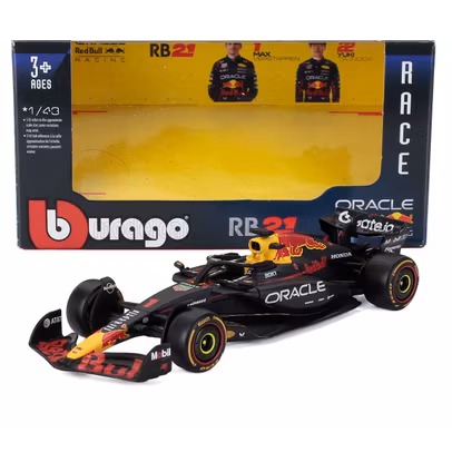 Macheta Red Bull RB21 Max Verstappen Nr.1 Formula 1 sezon 2025 1:43 Bburago