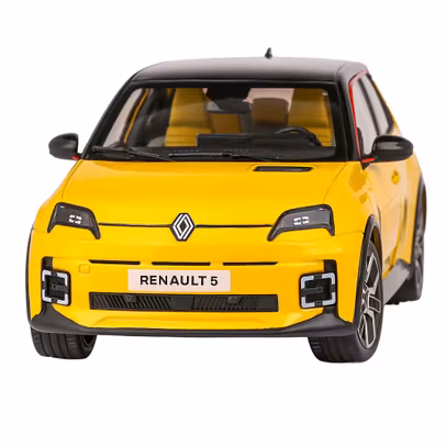 Macheta auto Renault 5 E-TECH 2024 galben 1:18 - Solido