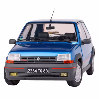 Macheta Renault 5 GT Turbo MKI 1:18 Albastru - Solido