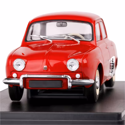 Macheta Renault Dauphine 1961 Rosu Scara 1:24 Magazine Models