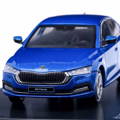 Macheta Skoda Octavia IV 2020, 1:43, albastru met, Abrex