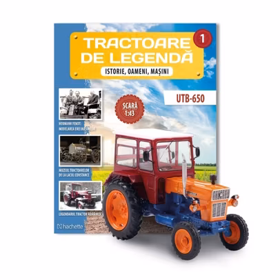 Macheta tractor UTB-650 Romania 1964 - Tractoare de legenda nr.1