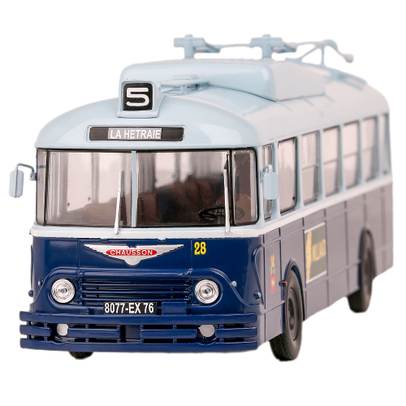 Macheta troleibuz Chausson 28 albastru 1:43-3