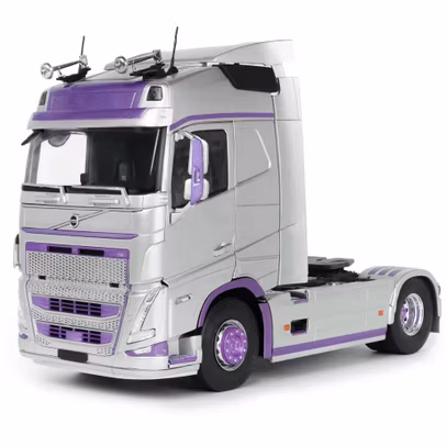 Macheta cap tractor Volvo FH Globetrotter XL 2021 gri 1:24 Solido