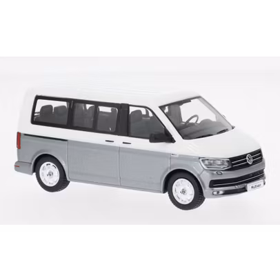 Macheta VW T6 Multivan 2017 Alb Gri 1:43 IXO
