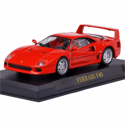 Macheta auto Ferrari F40 Scara 1:43 rosu Magazine Models - Resigilat