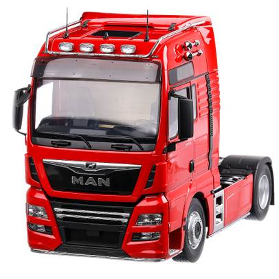 Macheta cap tractor MAN TGX XXL 2018, scara 1:18, rosu, Premium ClassiXXs