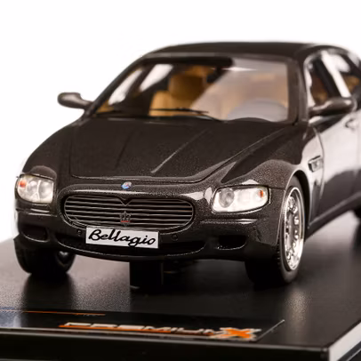Maserati Bellagio 2008, macheta auto, scara 1:43, gri inchis, Premium X