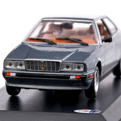 Maserati Biturbo 1981, macheta auto, gri, scara 1:43, Magazine Models
