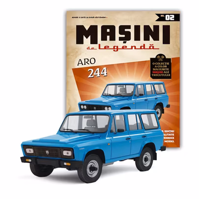 Masini de Legendă Nr.2 macheta auto Aro 244 scara 1:43 DeAgostini - revista si macheta