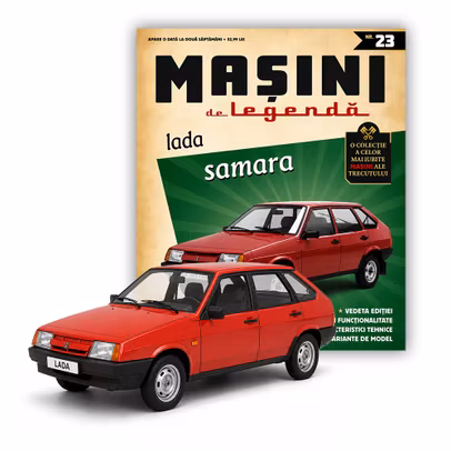 Masini de Legenda Relansare Nr.23 - Lada 2109 Samara Rosu - Macheta Auto 1:43 DeAgostini
