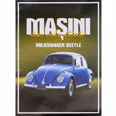 Volkswagen Beetle albastru macheta 1:60 Masini de neuitat Nr.8