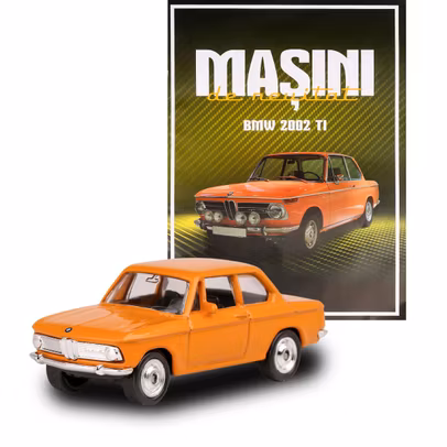 BMW 2002 Ti portocaliu macheta 1:60 Masini de neuitat Nr.16