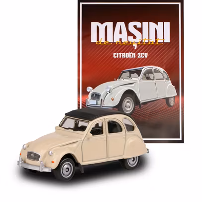 Citroen 2CV crem macheta 1:60 Masini de neuitat Nr.18
