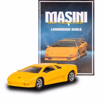 Lamborghini Diablo galben macheta 1:60 Masini de neuitat Nr.21