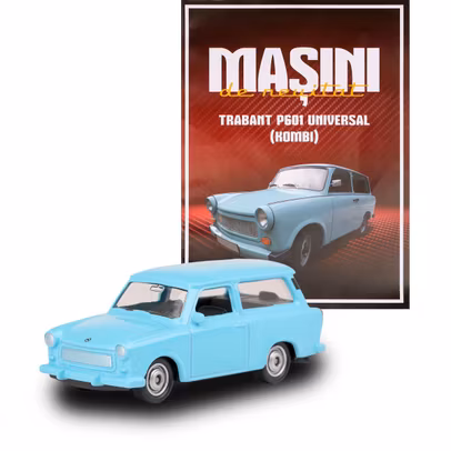 Trabant P601 Universal Kombi albastru deschis macheta 1:60 Masini de neuitat Nr.22