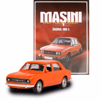 Skoda 105 L crem macheta 1:60 Masini de neuitat Nr.26