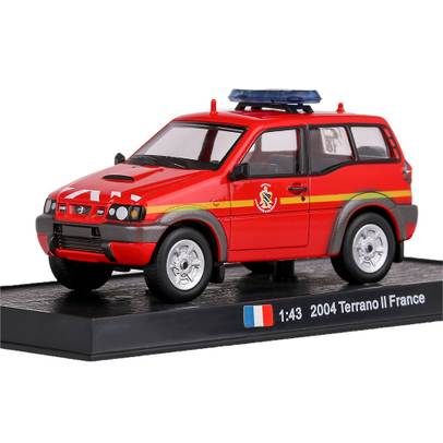 Macheta autospeciala Terrano II Franta 2004 rosu scara 1:43 Magazine Models